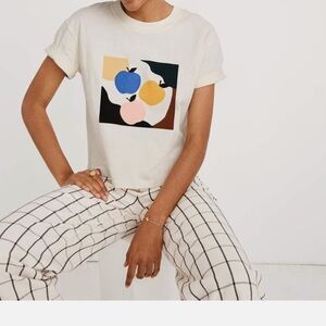 Madewell Apple Picking Graphic Easy-Fit Cropped Tee